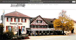 Desktop Screenshot of linde-waengi.ch