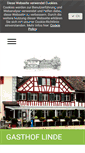 Mobile Screenshot of linde-waengi.ch