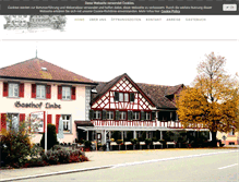 Tablet Screenshot of linde-waengi.ch